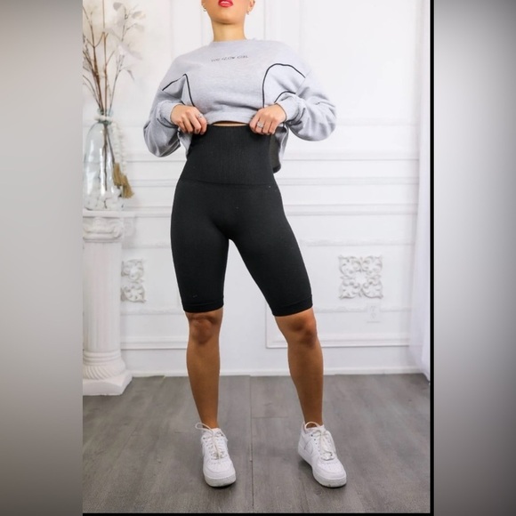 SurelyMine Fit Tummy Control Biker Shorts - Picture 2 of 5